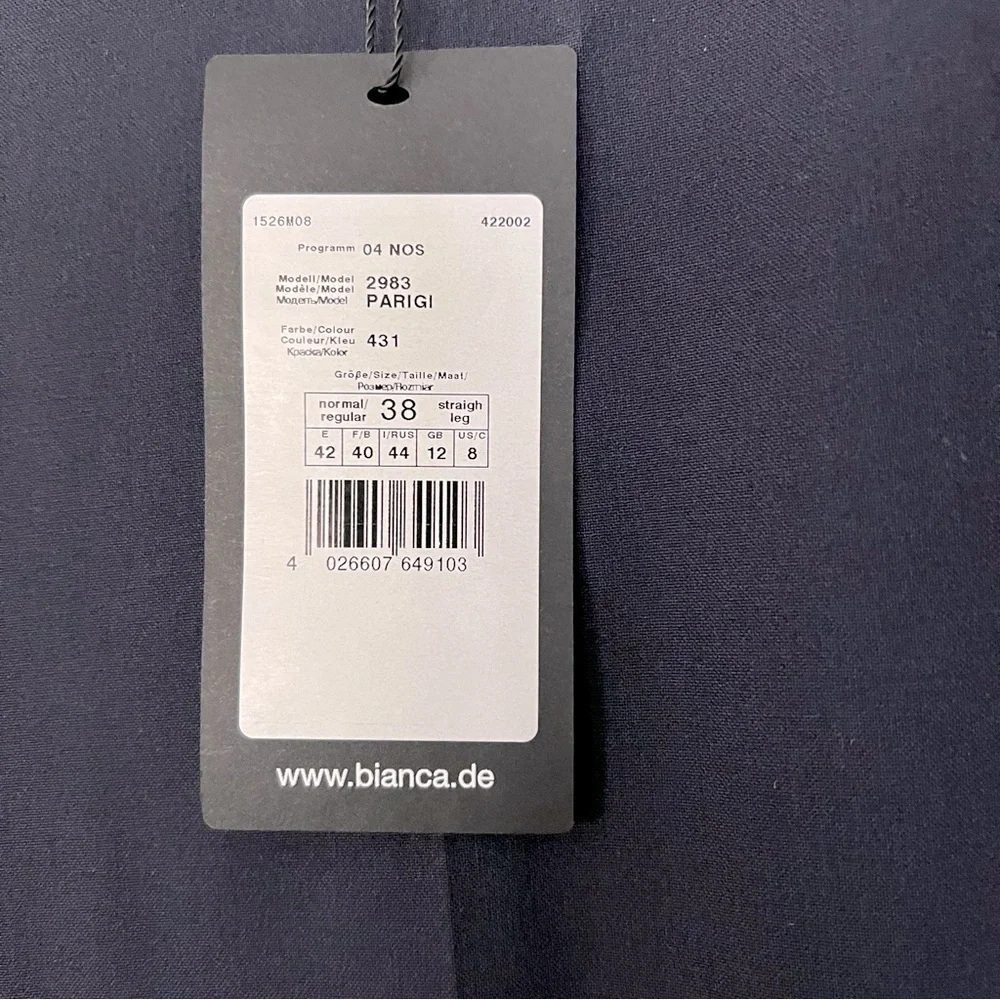 Bianca | NWT | Navy Trousers | Size 8 - Picture 4 of 5